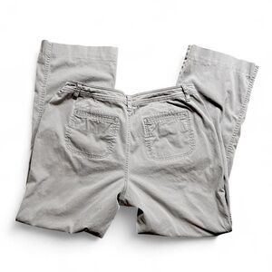 Chico's Women's 12 Size 2.5 Regular Gray Casual Slit Pocket Cotton Spandex Pants